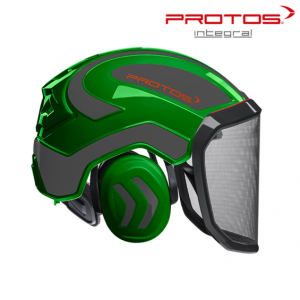 GOZDARSKA ČELADA PROTOS INTEGRAL FOREST F39 zelena/siva