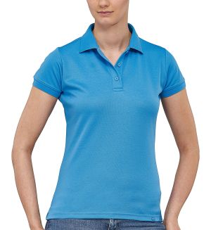 FLASH - TEHNIČNA HITROSUŠEČA ŽENSKA POLO MAJICA - svetlo modra