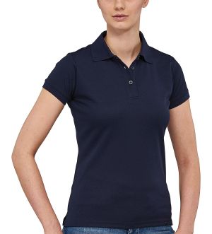 FLASH - TEHNIČNA HITROSUŠEČA ŽENSKA POLO MAJICA - modra