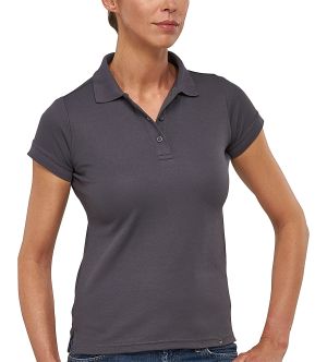FLASH - TEHNIČNA HITROSUŠEČA ŽENSKA POLO MAJICA - temno siva
