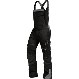 LEIB WACHTER FLEXL LINE STRETCH FARMER HLAČE, SIVO-ČRNE