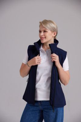 MINMAX HIKE ACTIVE 2-SLOJNI SOFTSHELL BREZROKAVNIK, ŽENSKI - SIVA
