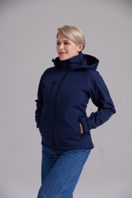 MINMAX HIKE MAX 3-SLOJNA SOFTSHELL JAKNA, ŽENSKA - NAVY MODRA