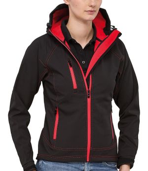 OUTLOOK - DVOBARVNA TEHNIČNA ŽENSKA SOFTSHELL JAKNA 8000/5000