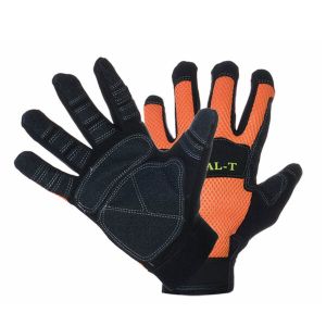 IDELA-T, MEHANSKE ROKAVICE, MICROFIBRE, DODATNO OBLOGA, ORANŽNE