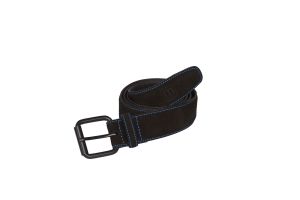 MACSEIS USNJEN DELOVNI PAS ČRNO/MODER - brušeno usnje