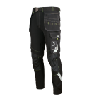 ARTMAS CLASSIC4DYNAMIC DELOVNE HLAČE NA PAS, ČRNE