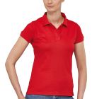 FLASH - TEHNIČNA HITROSUŠEČA ŽENSKA POLO MAJICA - rdeča