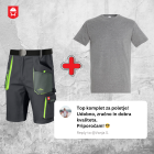 READY4WORK POLETNI KOMPLET - ARTMAS KRATKE HLAČE + SIVA KRATKA MAJICA S - 2XL