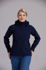 MINMAX HIKE LIGHT DVOSLOJNA SOFTSHELL JAKNA S SNEMLJIVO KAPO, ŽENSKA - NAVY MODRA