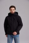 MINMAX HIKE ZIMSKA SOFTSHELL JAKNA, UNISEX - ČRNA