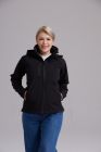 MINMAX HIKE MAX 3-SLOJNA SOFTSHELL JAKNA, ŽENSKA - ČRNA