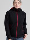 MINMAX VENTURE PRO MULTI STRETCH SOFT SHELL JAKNA, ŽENSKA, ČRNO-RDEČA